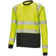 Jobman Langarm Shirt uv HiVis 5598 Größe xxl