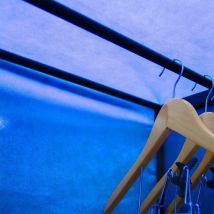 Jocca - Dust-Proof Easy To Use & Practical Storage Cabinet With Shelf, Blue