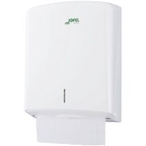 Distributore di asciugamani, asciugamano per il viso, distributore di asciugamani a parete, fino a 600 asciugamani a zig-zag, antibatterico, custodia