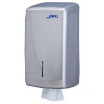 Distributore di carta igienica, 400 asciugamani in formato zigzag, massima igiene semplicemente toccando l'asciugamano, risparmio di carta, robusto