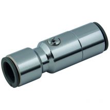 John Guest Speedfit 15mm Brass Chrome Plated Service Valve - 15HSV