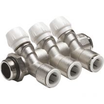 Brass Manifold 15mm x 3/4' 2 Port - John Guest Speedfit