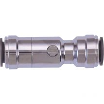 Chrome Service Valve 15mm (15HSV) - John Guest Speedfit