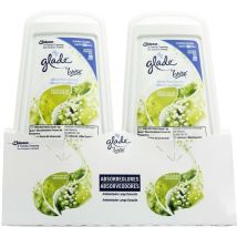Glade Gel Aromatizante de Ambiente con Fragancia Primavera, Plástico, Verde, 5.6x16.2x15.8 cm, 2 Unidades