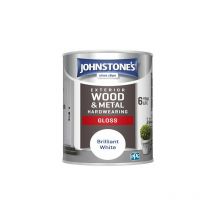 Johnstone's - Exterior Hardwearing Gloss Brilliant White 750ml - Brilliant White