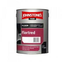 Johnstone's - Flotred Floor Paint, White, 5LTR