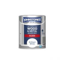 Johnstone's - Interior Quick Dry Gloss Brilliant White 250ml - Brilliant White