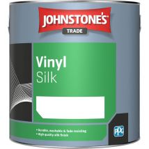 Johnstones Trade Vinyl Silk - Brilliant White - 2.5 Litre