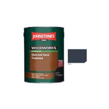 Johnstone's - Johnstones Trade Woodworks Shed and Fence Paint - 5 Litre - Grey - Grey