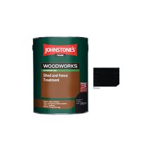 Johnstone's - Johnstones Trade Woodworks Shed and Fence Paint - 5 Litre - Ebony