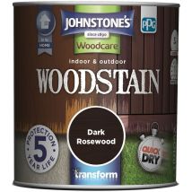 Johnstone's - Johnstones Woodcare Indoor and Outdoor Woodstain Paint - 250ml - Dark Rosewood