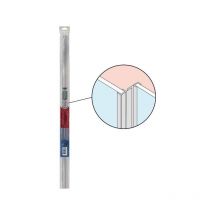 GEB - Joints d'étanchéité pour portes de douche coulissantes épaisseur 5 à 8 mm- 2 x 2 mètres