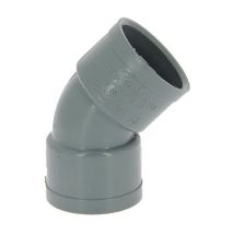 Coude pvc femelle-femelle 45° Ø32