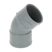 Coude pvc femelle-femelle 45° Ø40