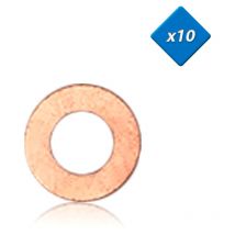 3RG - Joint cuivre injecteur, 7,3 x 14 - x10 - oe: 9803486880