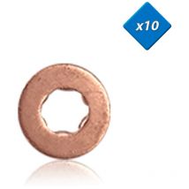 3RG - Joint cuivre injecteur- 7,6x15,5 - x10