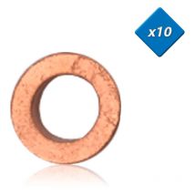 Joint cuivre injecteur - 7,7x13, A4, Golf 4, x10 - (046130219A) 3RG