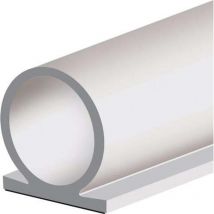 Joint de butée de porte profil oméga 137 longueur 25 m largeur 8 mm silicone noir nu