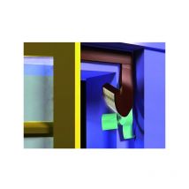 Ellen - Joint souple et flexible dormant en i d'isolation adhésif 100003-15 - 15 m - blanc