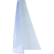 Bagnoxx - Joint de douche à lèvre abrasive Transparent 100cm, Profilé de rejet d'eau pour joint de porte inférieur, Lèvre de douche en pvc - pour