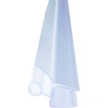 Bagnoxx - Joint de douche Joint à lèvre abrasive Transparent Profilé hydrofuge pour joint de porte inférieur, lèvre de douche en pvc - pour épaisseur
