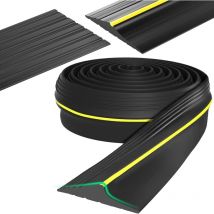 Joint de Porte de Garage 3 mètre,Seuil d'étanchéité en caoutchouc pour les bas de porte basulante ou standard,empêcher l'infiltration d'eau, les