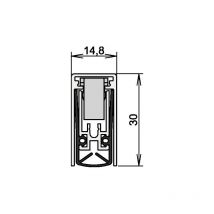Athmer - Joint de porte Schall-Ex L-15/30 ws 1-880 1-s.L.1083mm Alu anodisé.HLT