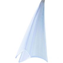 Joint d'étanchéité, joint de douche transparent entre paroi de douche et autre élément en verre, lèvre de douche en pvc - pour épaisseur de verre 8mm