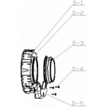 Joint Hublot repère D-3 (LA002334) Lave-linge schneider