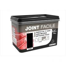 Joint pâte tout type de carrelage et mosaïque, noir, 2.5M² - Cermix
