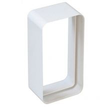 Manchon pour tube Ventilation Rectangulaire 120 x 60 Blanc - First Plast