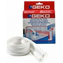 Geko - Joints d'étanchéité pour évier et lavabos blanc 130cm