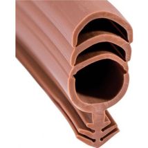 Ellen - Etanchéité Rénovation Universeal Plus L.25m L.8mm À Enfiler Tpe Blk Brun Foncé - 6111195