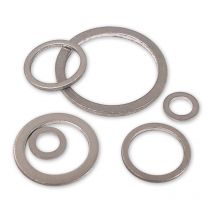 Rondelles plates alu joints tous raccords et bouchons de vidange - 100 rondelles de 16x22x1.5mm