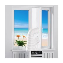 Ubeegol - Joints de fenêtre de climatiseur mobile de 300 cm, traversées de fenêtre de climatiseur, tuyaux d'échappement, fenêtres à battants,