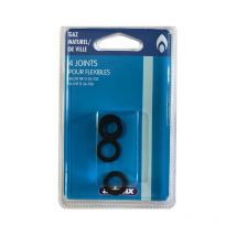 4 joints noirs gaz naturel g 1/2 pour raccord g 1/2 Addax NI4002C/07