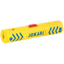 Lutz Blades - Jokari 30600 Secura Coaxi No.1 Dénudeur de câble adapté pour câbles coaxiaux, Câbles ronds en pvc 4.8 à 7.5 mm RG58, rg