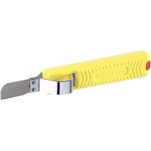 Coltello spelacavi con lama diritta TiN - Jokari