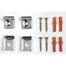 Wand-Befestigung Federklammer Spiegelbefestigung - Jokey