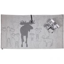 Jokipiin Kaiku Roll Towel Saunahandtuch 80 X 145 Cm Rollhandtuch White/gray