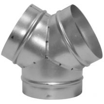 Joncoux Culotte « y » pour raccordement sur conduits flexibles dac 150 mm