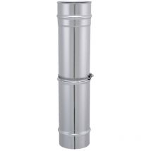 Tuyau tyral inox 304 - Diam. 153 - Elément réglable de 355 à 555 mm - Joncoux