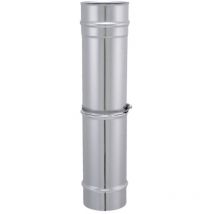 Tuyau tyral inox 304 - Diam. 230 - Elément réglable de 355 à 555 mm - Joncoux