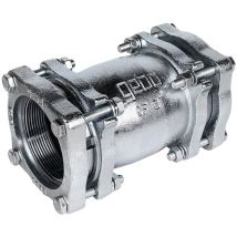GEBO Raccord à compression Manchon union fonte malléable galvanisée 3"