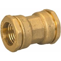 Guareski – Jonction égale compression laiton Ø20 mm – Filetage plomberie, Forme du raccord, Configuration raccord, Largeur, Longueur