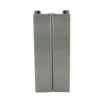 Jonction multiangle pvc décor alu - Hauteur : 80 mm - VOLPATO