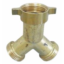 ANQUIER – Jonction Y Écran Mobile 20 x 27 – Raccord laiton – Filetage plomberie, Forme du raccord, Configuration raccord
