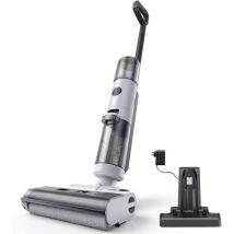 ED12 Aspirateur sans Fil Portable Sec et Humide, Puissant 9KPa 200W Autonome 30 Minutes, Nettoyage des Bords, Fonction de Nettoyage Automatique