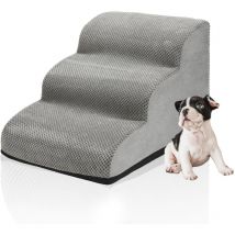 3-stufige Hundetreppe Rutschfeste Haustierrampe Treppen Hunderampe fuer Haustier Hundestufen Abnehmbar und waschbar - Jopassy