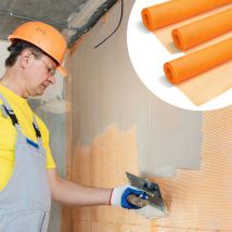 Jopassy - Armature fibre de verre treillis, toile de renfort 150m², tissu de renfort en fibre de verre, 4x4 mm Orange